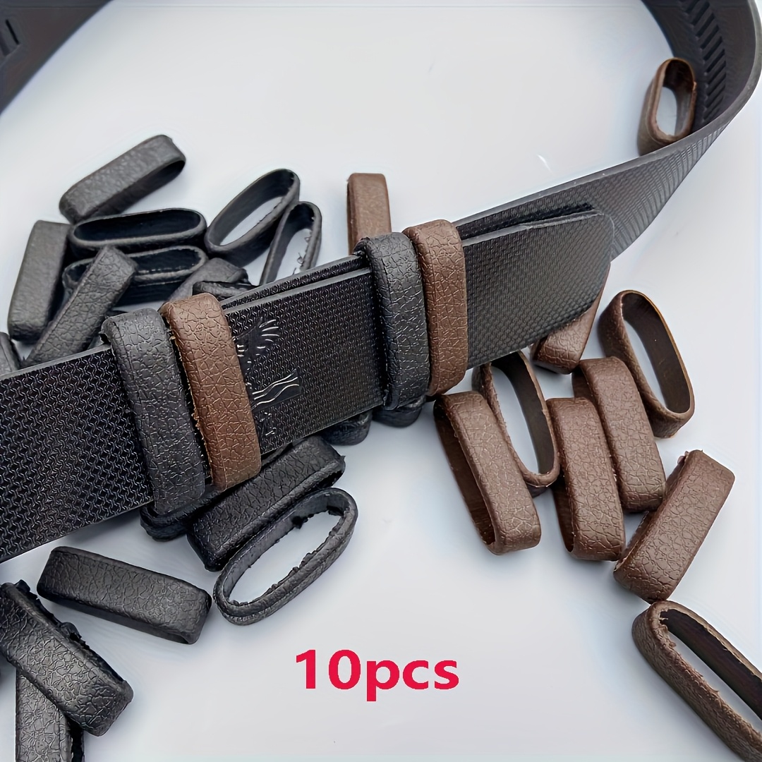 E-shop 10 strapazierfähige Ringverschlüsse, geeignet für Gürtel und Riemenaugen, Männer-Gürtel-Endbefestigungsring