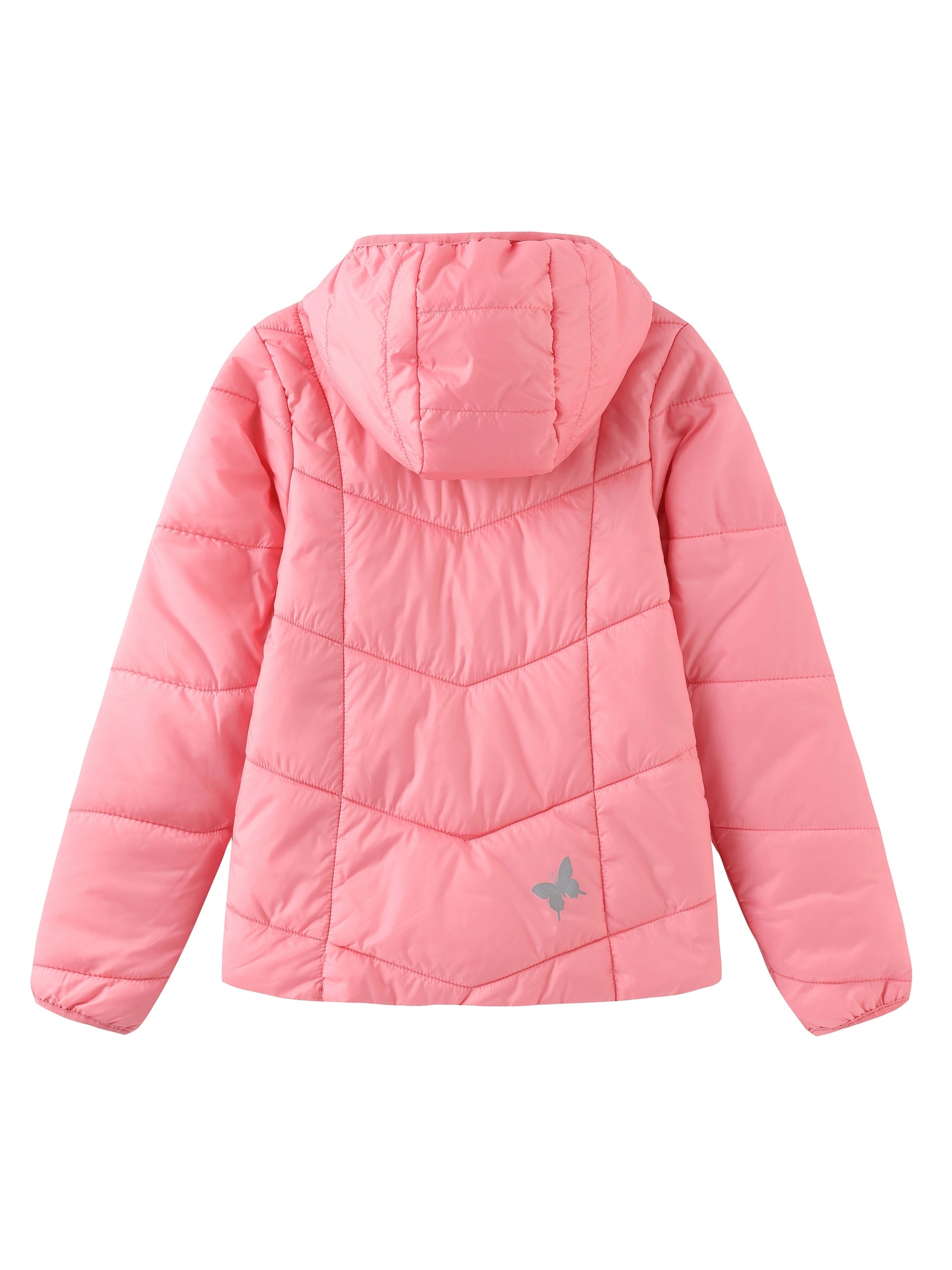 girls lightweight hooded fleece jacket soft fabric winter Temu