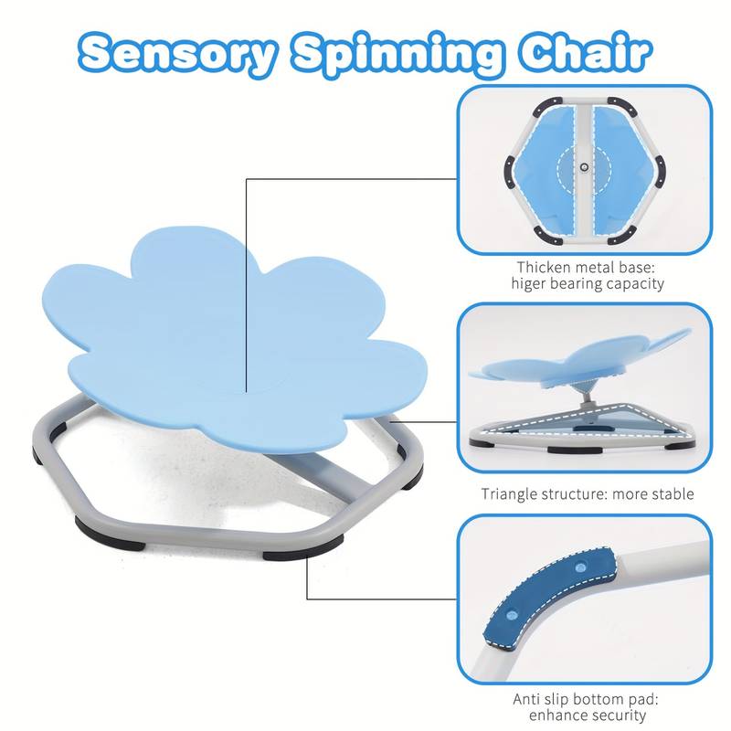 Sensory Swivel Chair For Kids – Spin Seat For Autism, ADHD, Active Play & Coordination