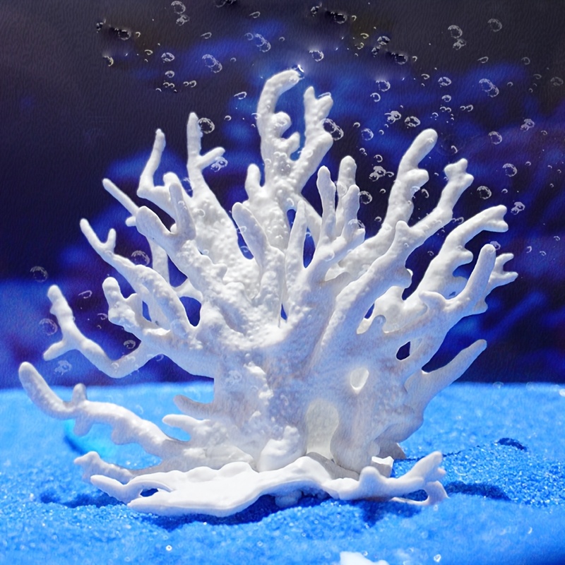 2pcs creative underwater coral decoration ornaments aquarium fish tank turtle tank decor statues