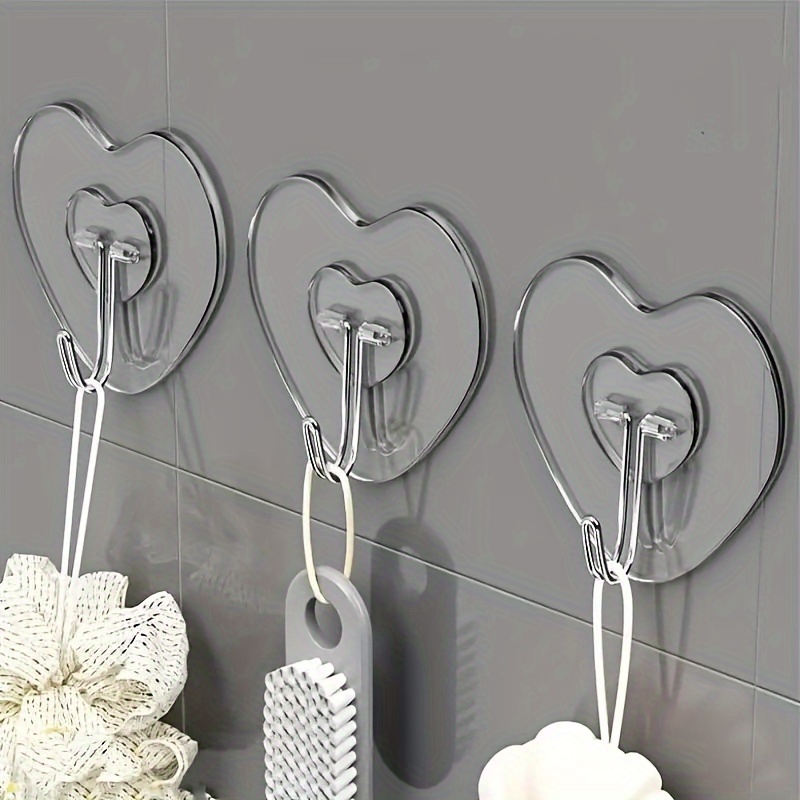 

-shaped Wall Hooks: Adhesive, Moisture-proof, And Stable Paste - Bathrooms, Kitchens, And More