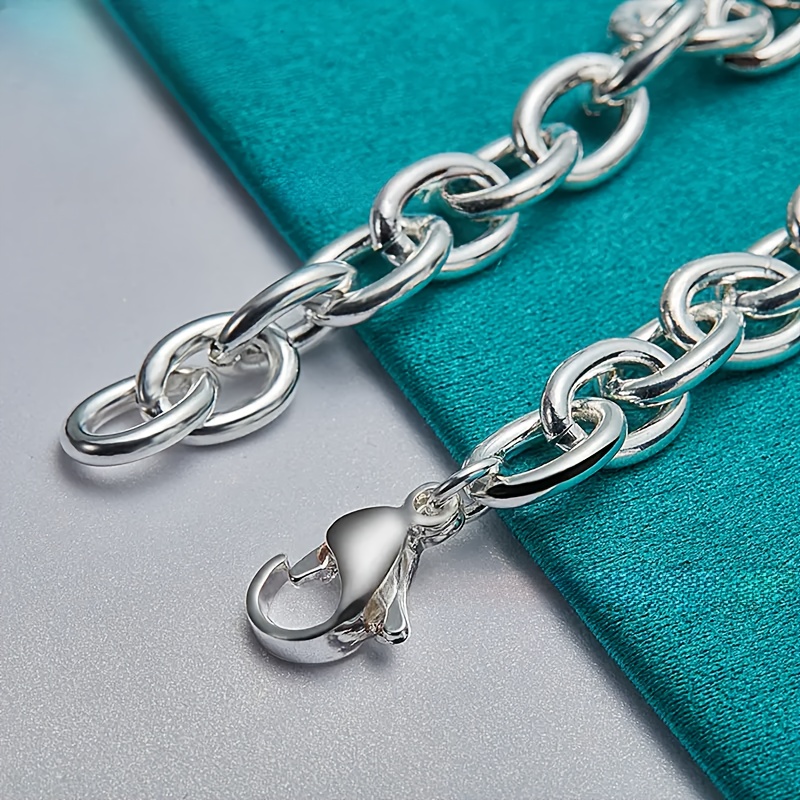 Light Women's Silvery Stainless Steel Bracelet