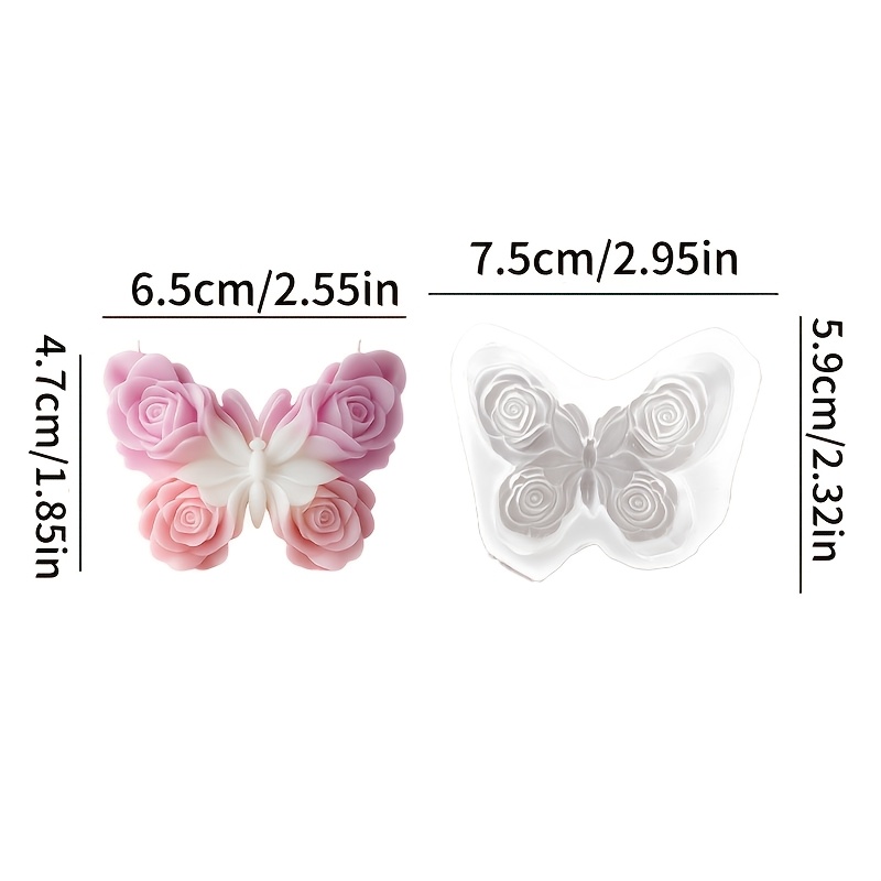 Clay Silicone Mold - 1pc Flower Shaped Silicone Mold For Scented Candle Plaster Resin Handmade Enthusiasts