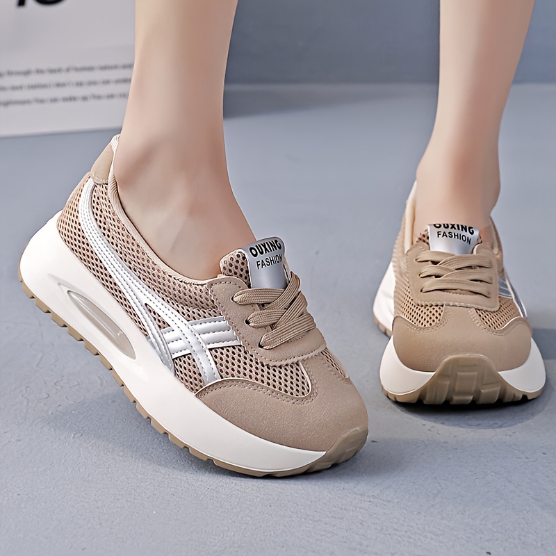 Women s season Breathable Skateboarding Shoes Solid Color details 1