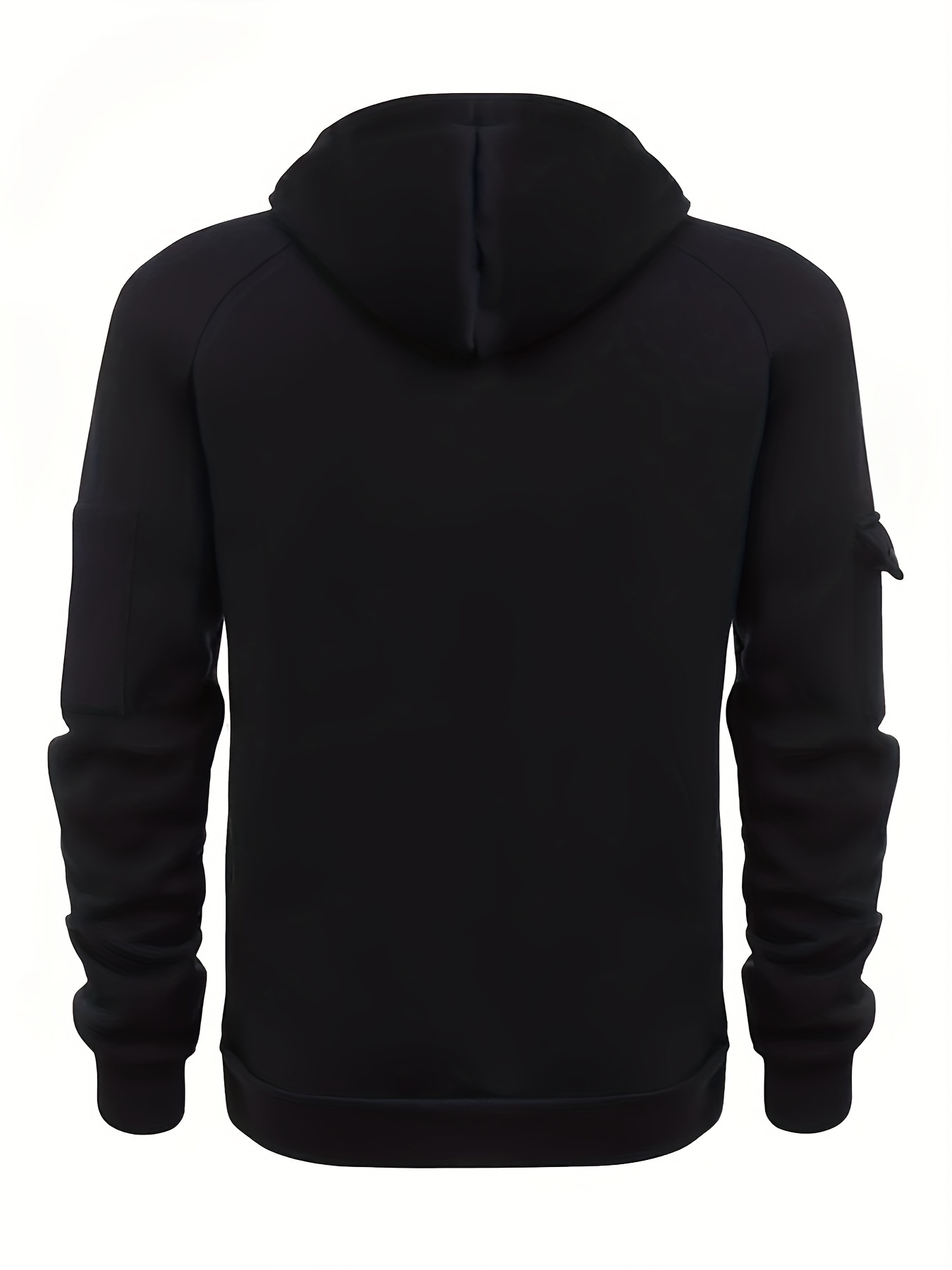 Herren Kapuzenpullover Western Style - Vintage Stehkragen Winter Sweatshirt