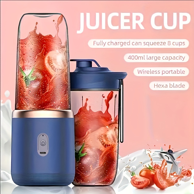 1pc new juicer portable charging small juice cup household multifunctional juice machine juicer cup kitchen supplies details 10