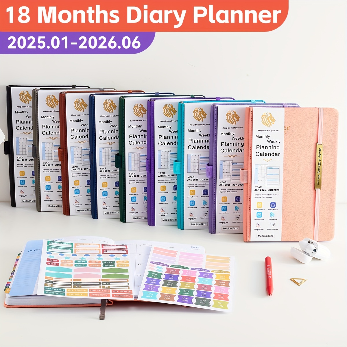 Agenda 2025-2026 ÉPOPÉE Claire - A5 - Violet