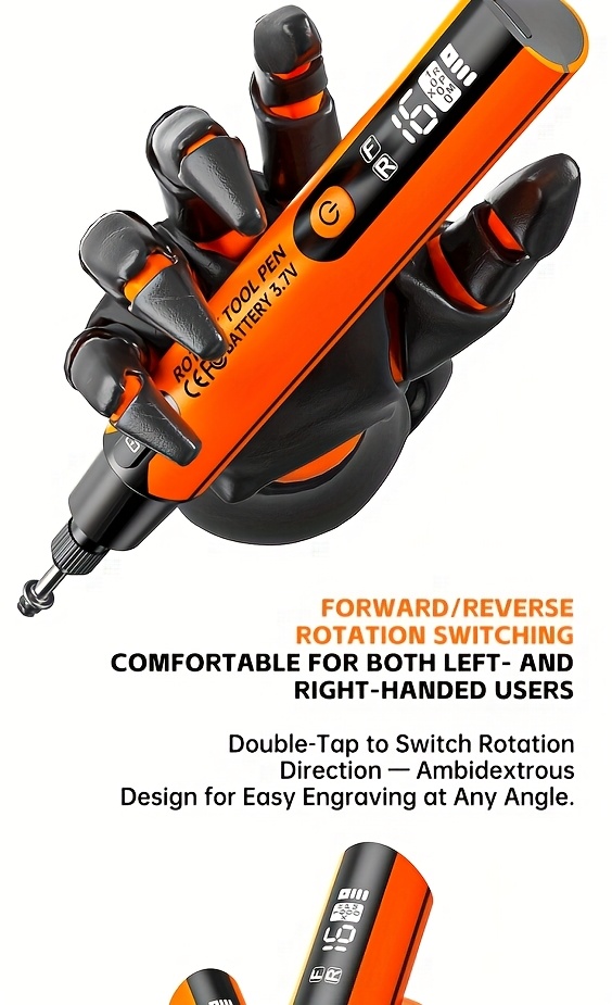 lcd wireless rotating device 6 speed adjustable speed usb quiet fan with   heat dissipation led work light professional for polishing drilling and carving Product details 7