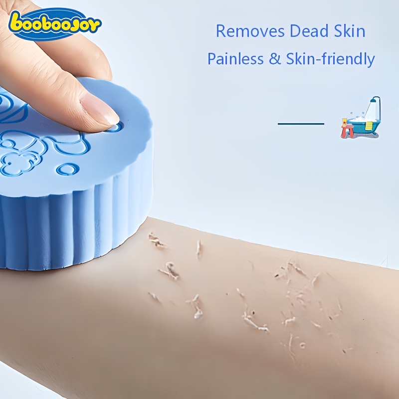 BooBooJoy Painless Exfoliating Bath Sponge, Gentle Cleansing