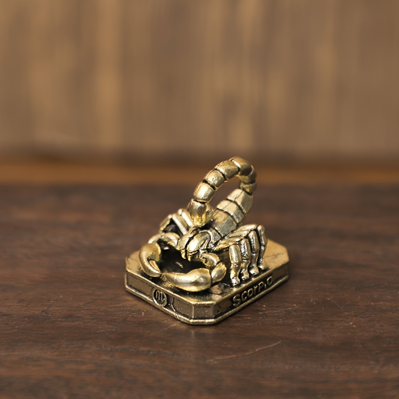 TEMU Statuetta Vintage dei 12 Zodiacali - Realizzata a con Mitologici, per Decorazione da Scrivania in e Soggiorni. Un Oggetto da e Decorativo Unico,