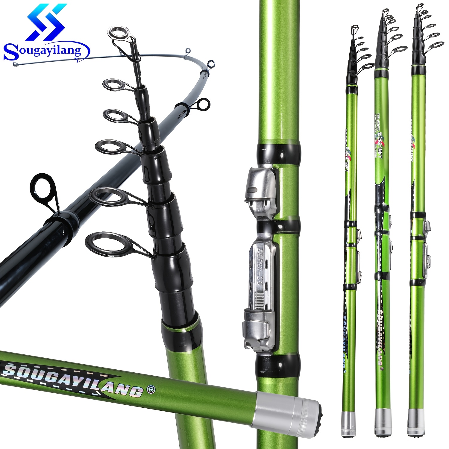 portable telescopic fishing rod 12ft 13ft 14ft - Temu Bahrain