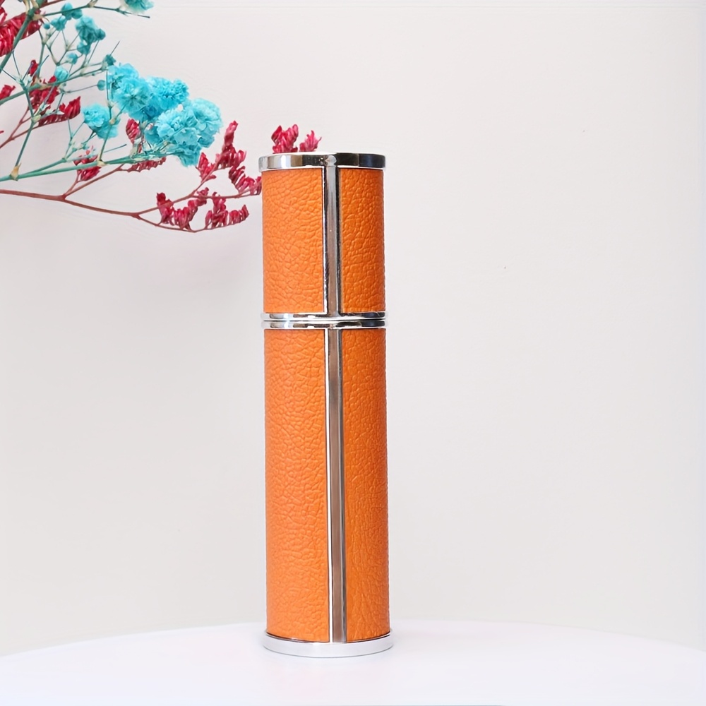 TEMU Leather Perfume Bottle, Perfume Refill Spray Bottle, 5ml Perfume Container, Bottom Refillable Perfume Bottle.