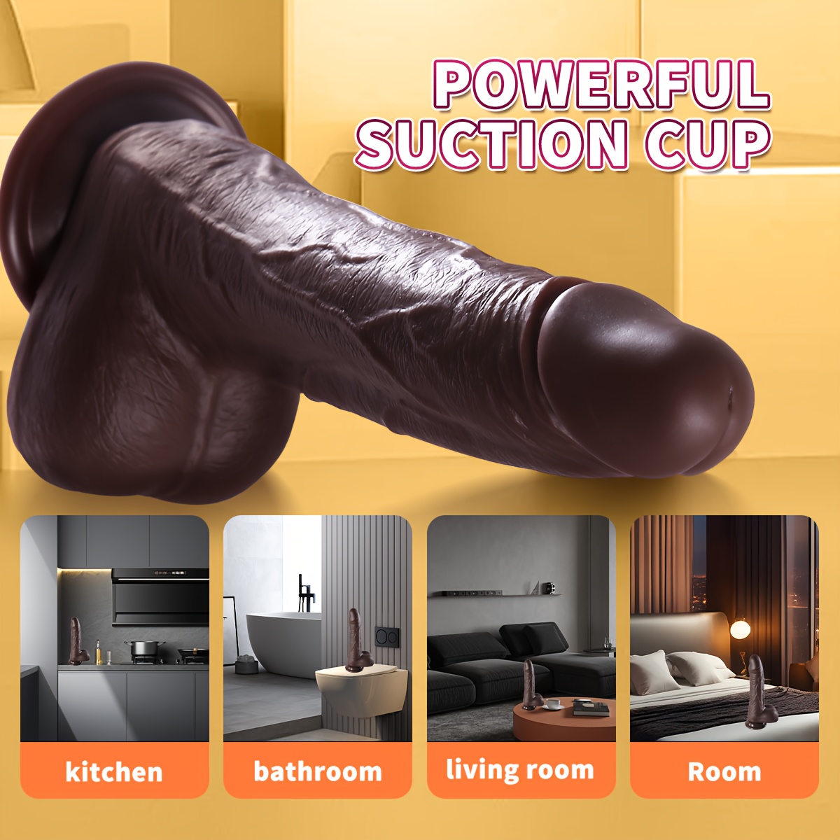 sexspielzeug temu 1 pc 8.66inch * Realistic * * * Plug With 10 Vibration & 7 Telescopic *  Female For Pleasure * Toy With Suction ForHandsfree *