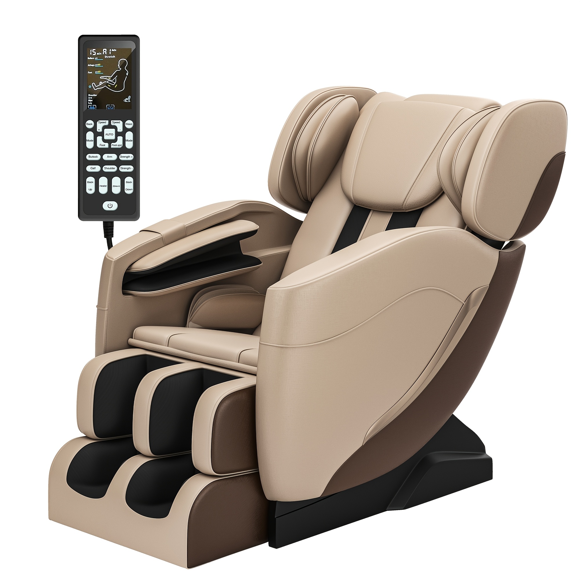 ss05 zero gravity full body massage chair with heat 6 auto manual   8   massage rollers ideal for neck back hips and   massage fathers day and mothers day gifts for the elderly Product details 2