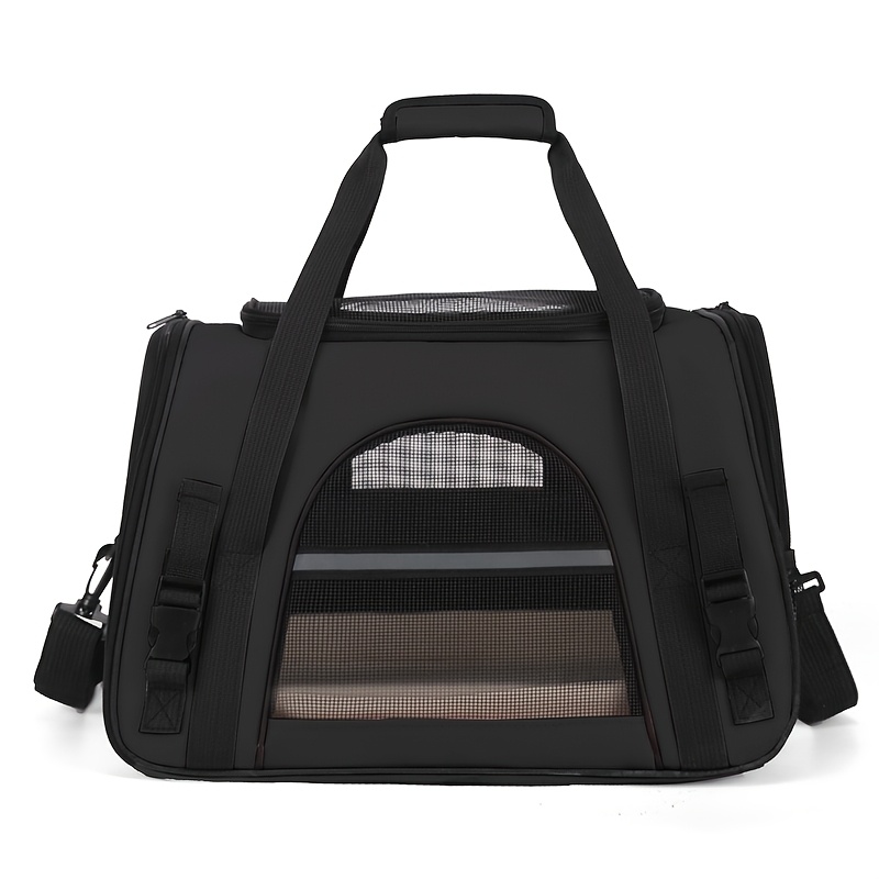 TEMU Handbag, Shoulder Strap Cat Backpack, Breathable Large Space Lightweight Pet Bag For Cats Up To 15 Lbs, Comfortable And Ventilated Cat Carrier