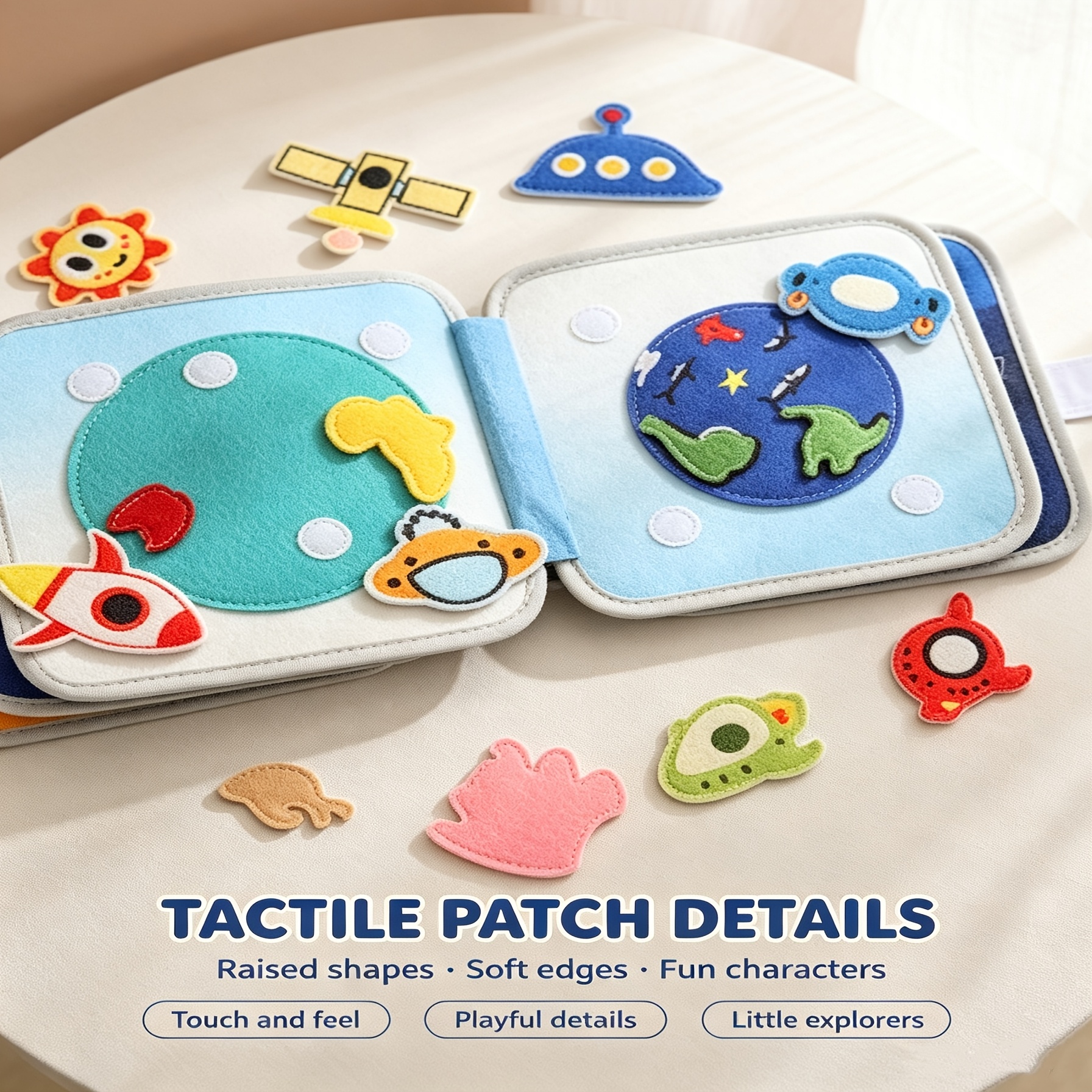 3D Cloth Book for Cognitive Learning and Interactive Play