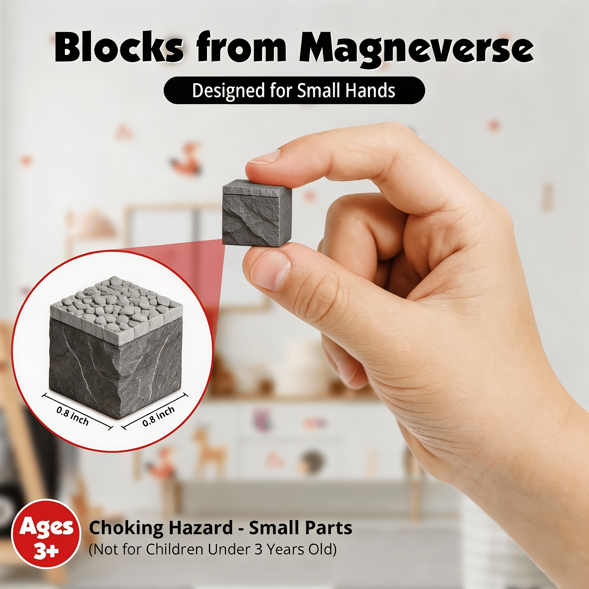300pcs Magnetic Blocks for Creative 3D Puzzle Building Fun