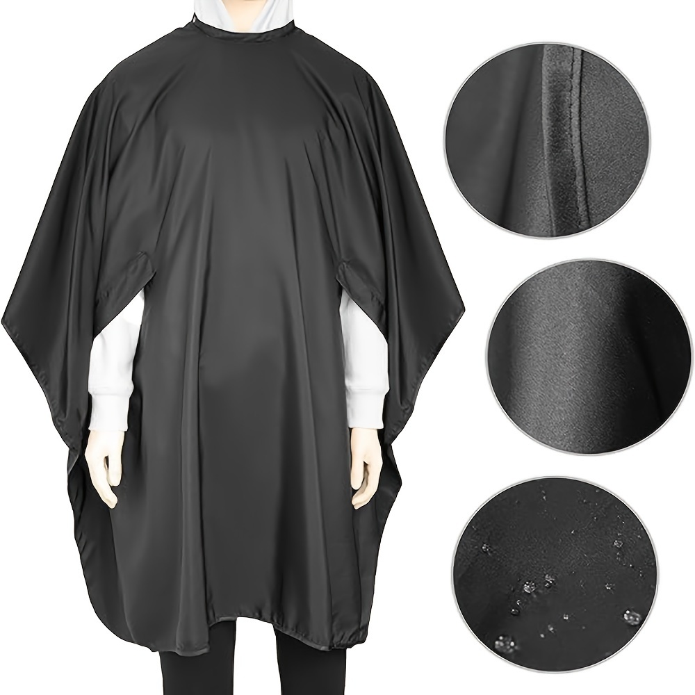 

Professional Salon Hair Cutting Cape With Adjustable Snap Closure - Waterproof, Lightweight Barber Cape With Neck Adjustment, Hairdresser Cape For Adults And Youth, Dual Arm Slots, Essential