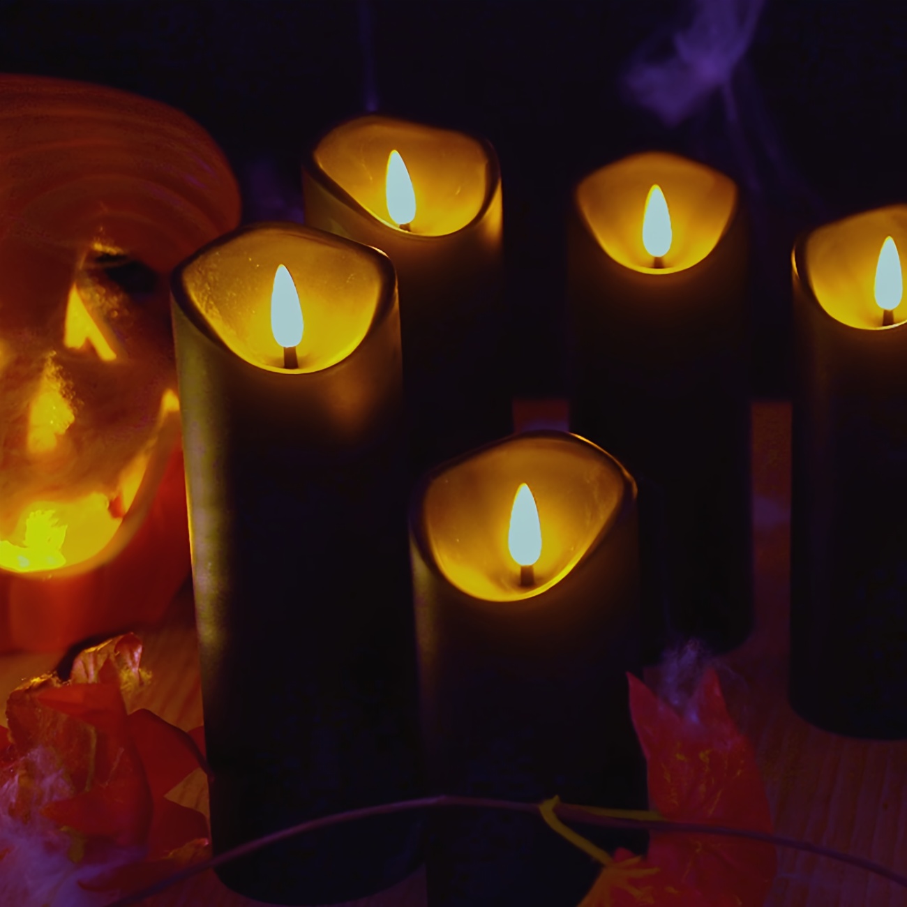 AmberFlame Flameless LED Candles with Remote