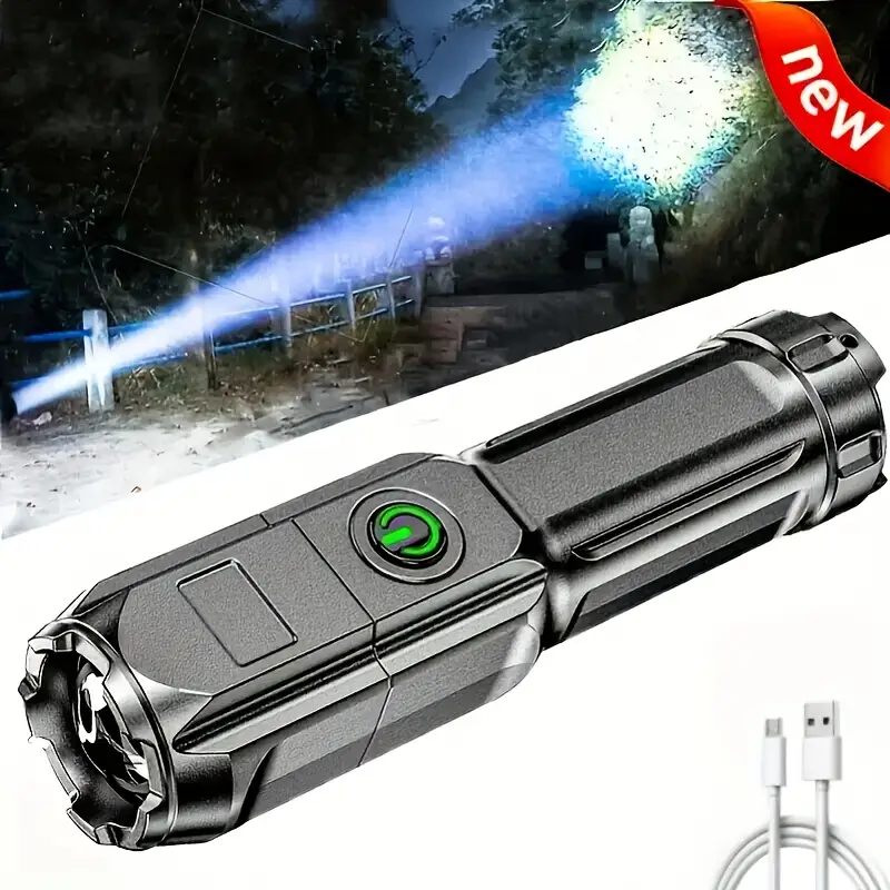 1 bright variable focus flashlight portable multifunctional variable suitable for outdoor emergency use details 3
