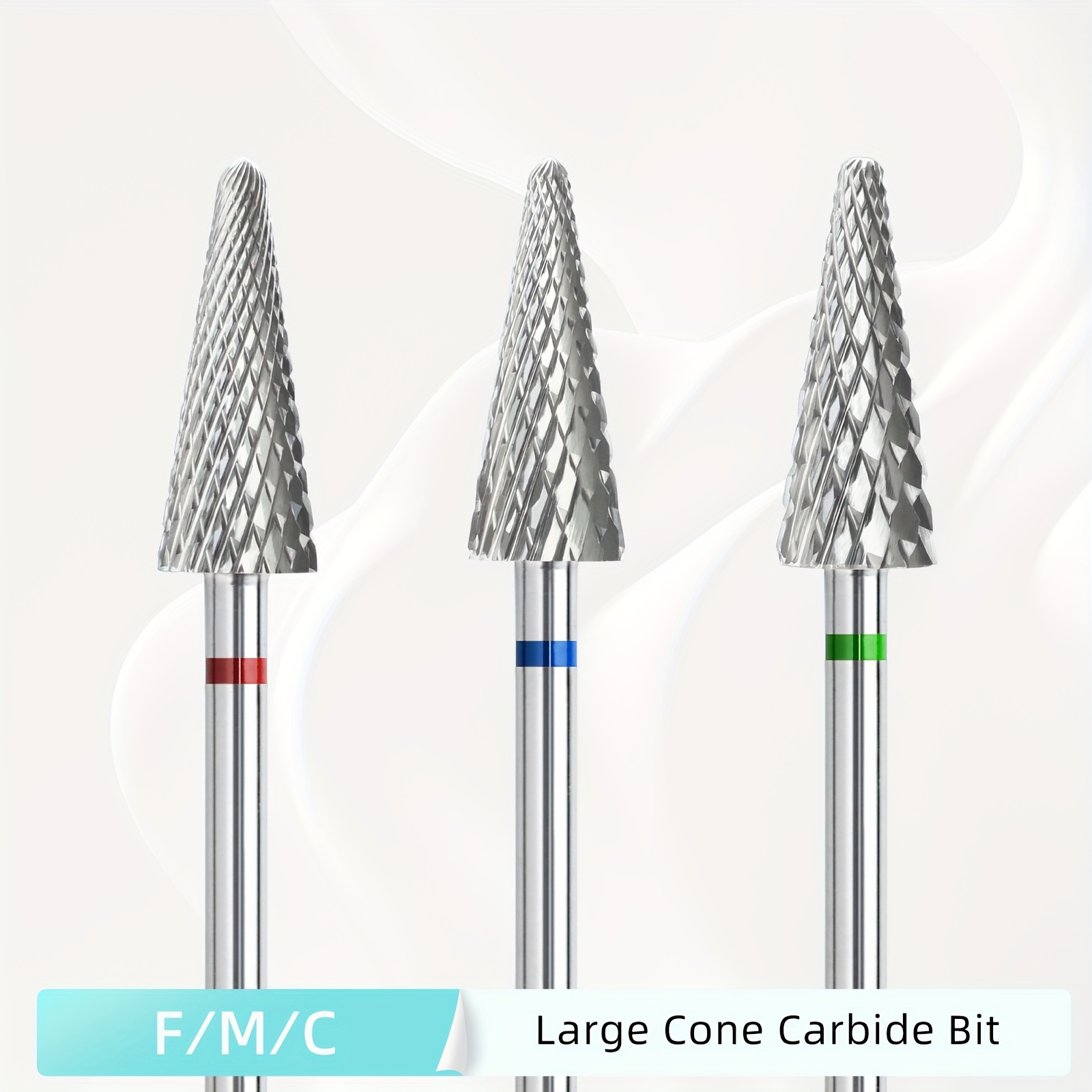 

Professional Large Cone Nail Drill Bit, 3/32'' Carbide Bit, Suitable For Manicure Pedicure Cuticle Gel Polishing