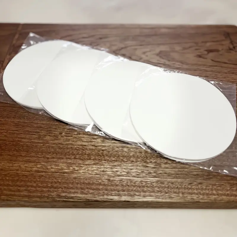 200pcs 11cm non stick parchment paper baking paper grease proof paper grease separator paper for kitchen restaurant hamburger beef meatloaf hand pie baked goods baking tray lining food pad paper Product details 0