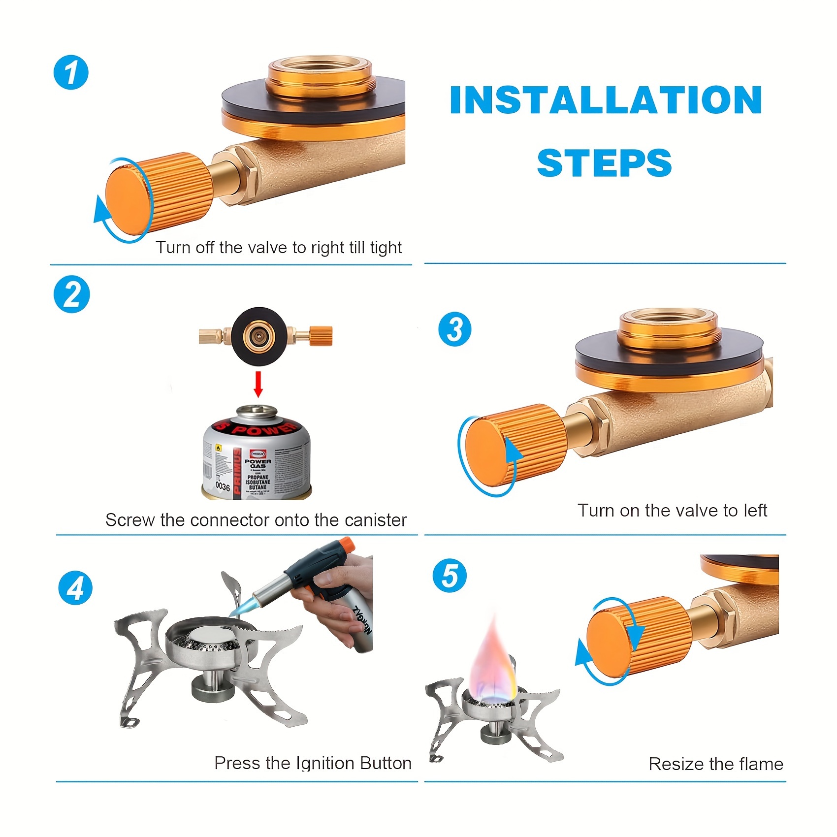 [Lightweight Windproof Camping Stove] Ultra-Lightweight Windproof Camping Stove - Portable, Collapsible Burner for Hiking & Picnics, Stainless Steel with Carry Case