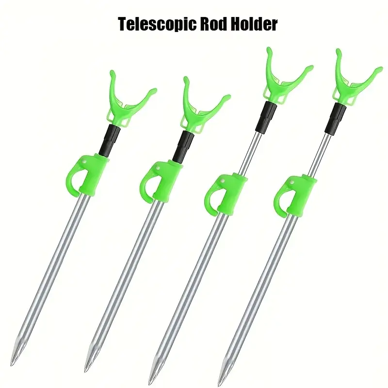 2* Aluminum Alloy Telescopic Fishing Rod Holders - Space-Saving, Sturdy Pole Stand for * & Organization 2* Aluminum Alloy Telescopic Fishing Rod Holders - Space-Saving, Sturdy Pole Stand for * & Organization