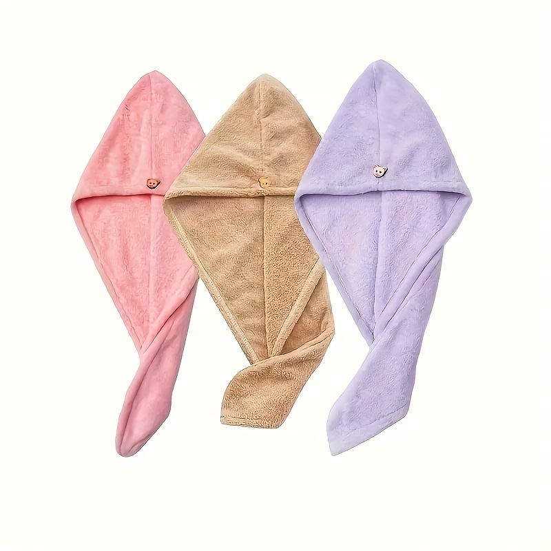 3pcs Absorbent Quick-dry Towels Suitable For Women And Men, Ideal For , Travel, And Hair Salons - Featuring Fade-resistant Technology, Towel Pack