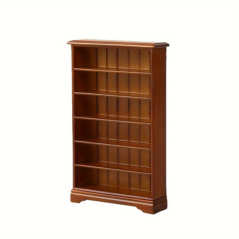 Miniature Dollhouse Floor Shelf 112 Scale Bookcase 6 Layers Temu