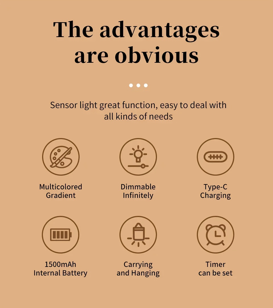 1pc/2pcs Bedside Lamp, Touch Night Lamp, Wood Grain Color Table Lamp, 3 Lighting Mode, 5 Brightness Level, RGB Ambient Lamp, Soft Light Reading Table Lamp, 1500mAh Battery, TPY-C Charging Use, Portable Lamp, Suitable for Bedroom, Living Room