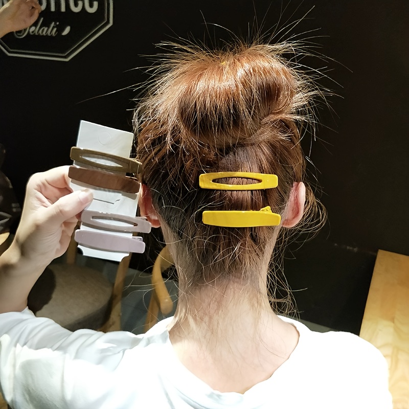 20pcs morandi matte duckbill hair clips elegant minimalist plastic hairdressing tools with multi color options for women   grip for braiding ponytails buns everyday special occasions ponytail holder     salon professionals Product details 3