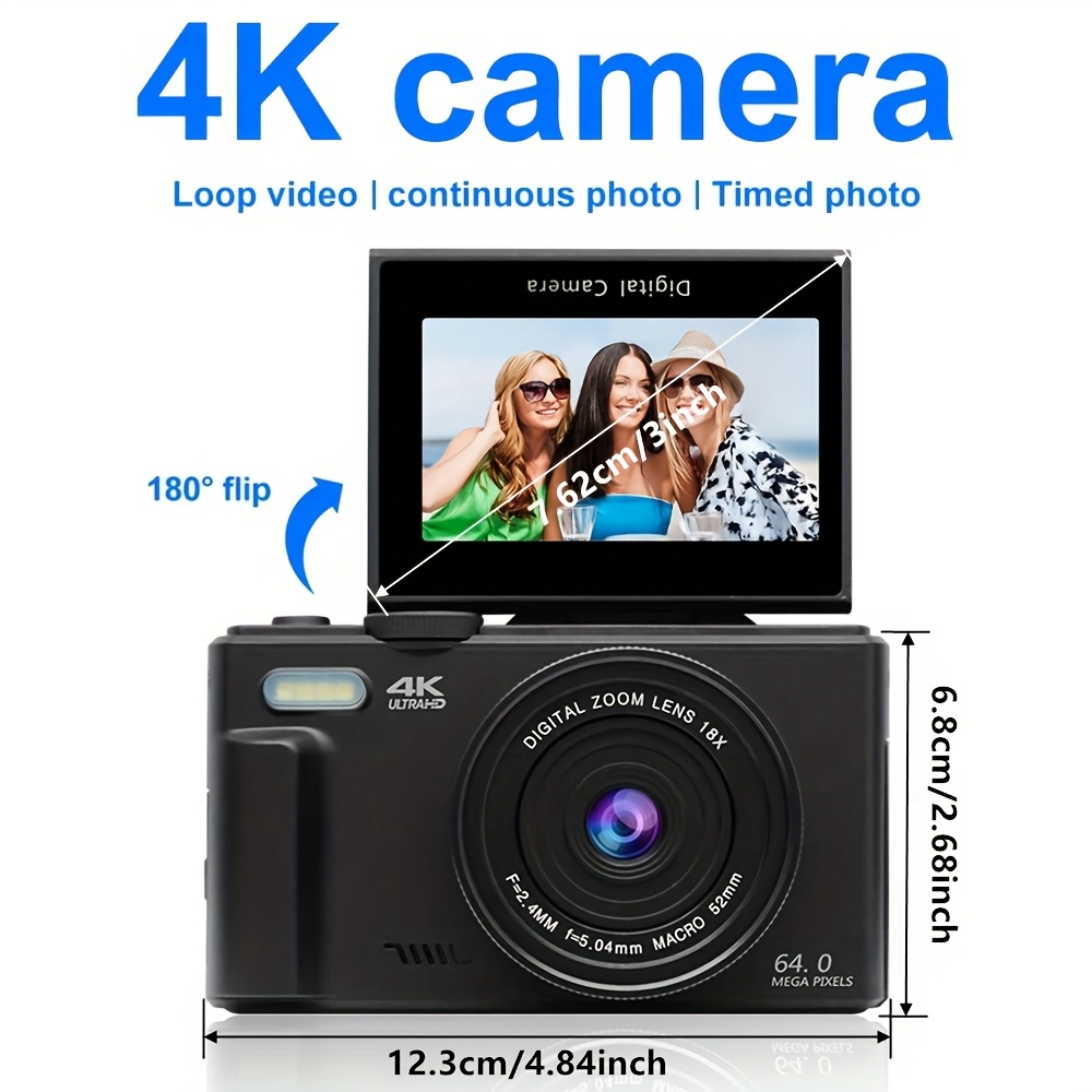 Fotocamera Digitale INF 44MP/1080P/zoom Digitale 16X/luce Di - Foto 6