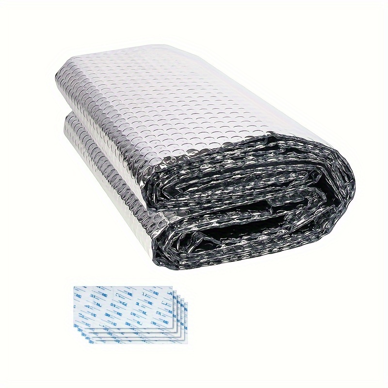 

Aluminum Barrier Insulation Roll, Reflective Heat For Garage, Attic, Wall, With Adhesive Tape, Double Foam Insulation Panel For Greenhouse Loft Door