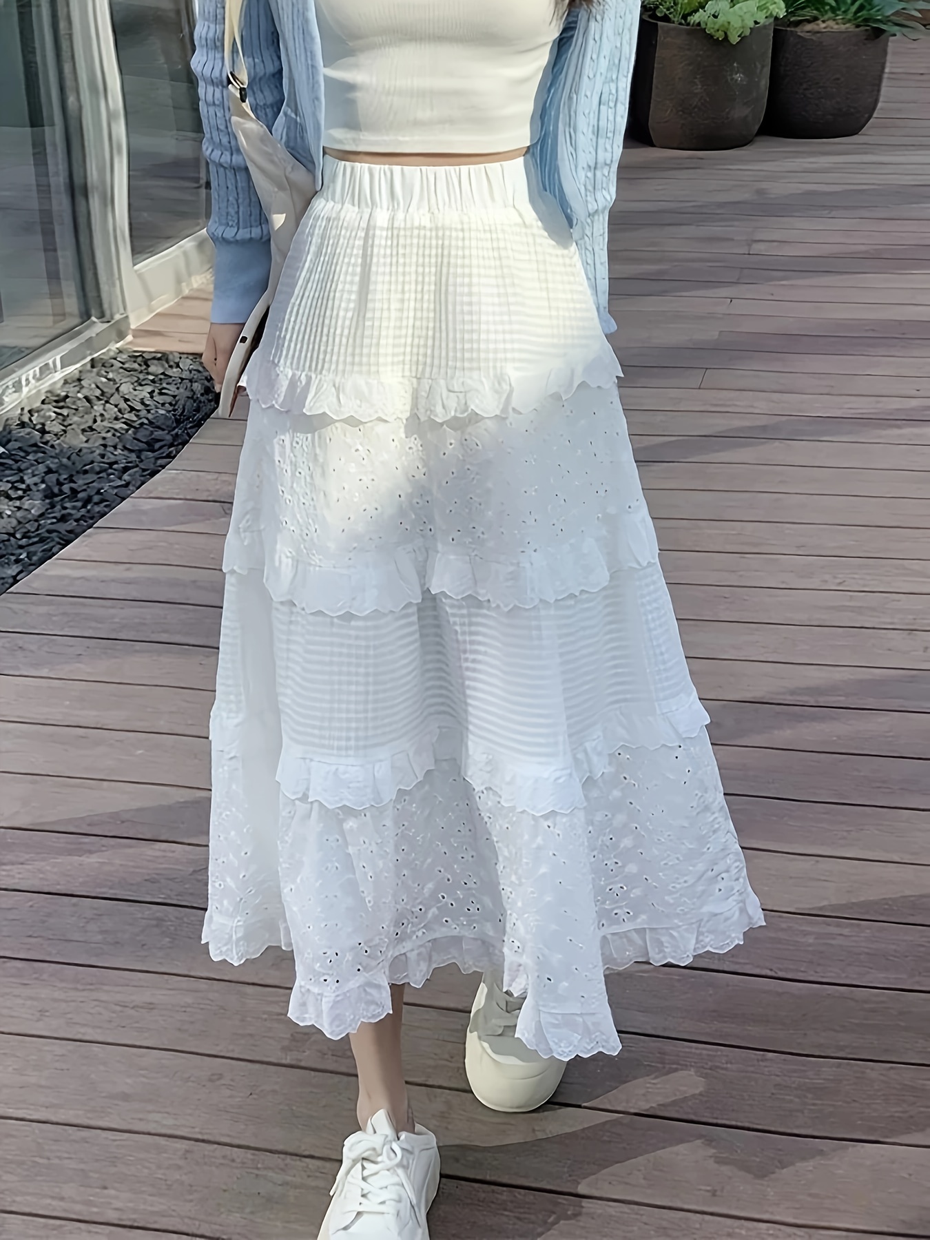 long skirt white sold on Temu United States long skirt white sold on Temu United States
