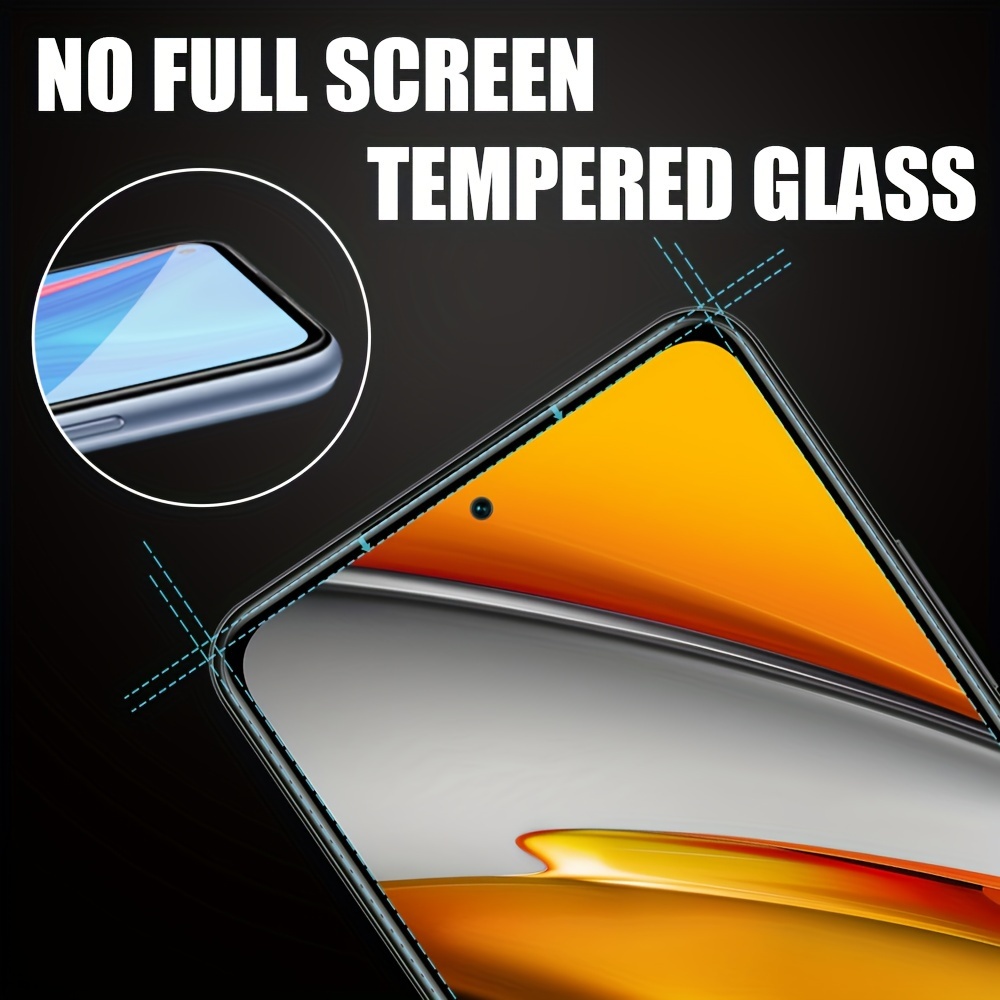 3pcs Clear Tempered Glass Screen Protectors for Xiaomi Redmi Note 13, 12, 12S, 11, 10S, 9S, 10, 9, 8 Pro Plus, 13T, 12C, 13C, 9AT, 9C, 10C - Scratchproof, Anti-Fingerprint, HD, Nano-Coating, 2.5D Arc Edge, Tempered Glass Phone Films, Phone Protection | Sleek Finish | Smooth Touch, Phone Accessories