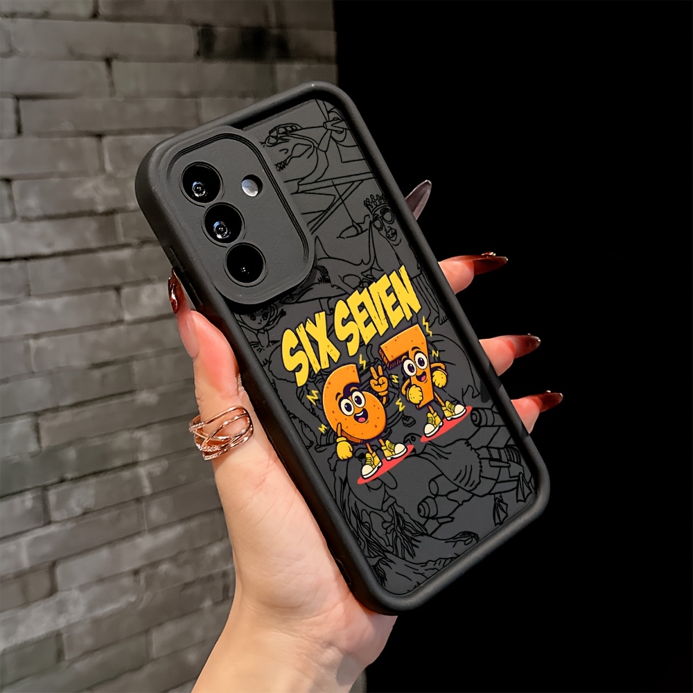 Etui za telefon - Trendovski etui za telefon s številko 67, primeren za Samsung Galaxy A26 A36 A17 A07 A55 A35 A06 A05 A14 A24 A34 A54 A16 A05S