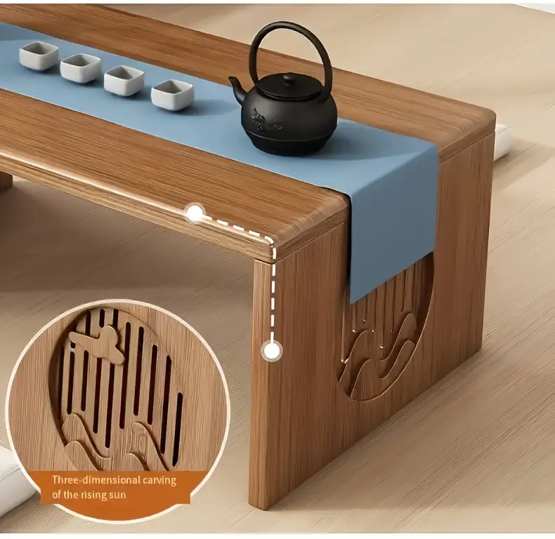 versatile bamboo folding table bedroom study low design with computer use essential small furniture multifunctional details 4