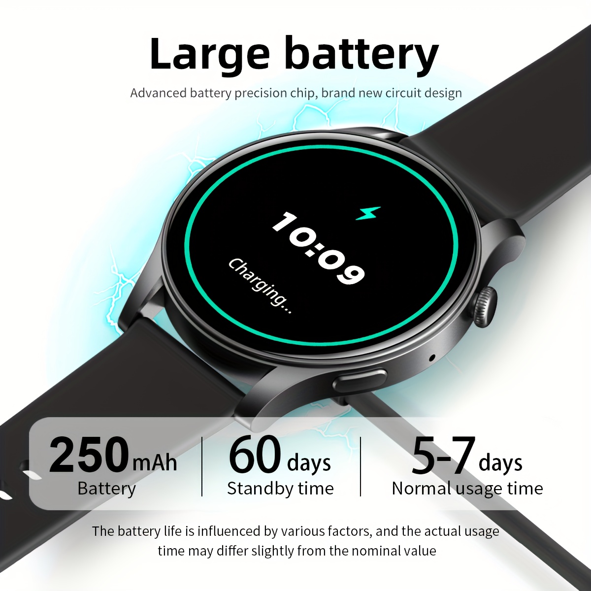 The Bezosmax Smartwatch Is Designed for Both Men And Women, Featuring a 1.43-Inch AMOLED HD Display, Wireless 5.3 Connectivity, Calling Capabilities, Various Sports Modes, Message Notifications, Wallpapers, a Silicone Strap, USB Charging