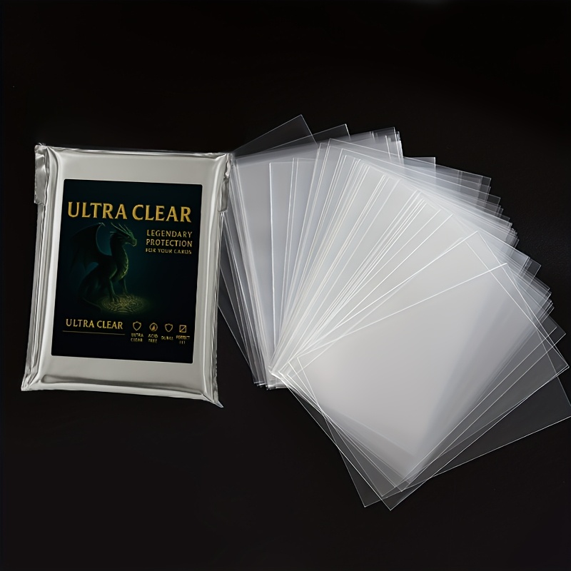 200pcs Compatible for MTG, PKM, TCG Trading Cards - High * * Fit Sleeves,  Double-Sleeve for Gaming Decks, Card Sleeves for TCG (200pcs)
