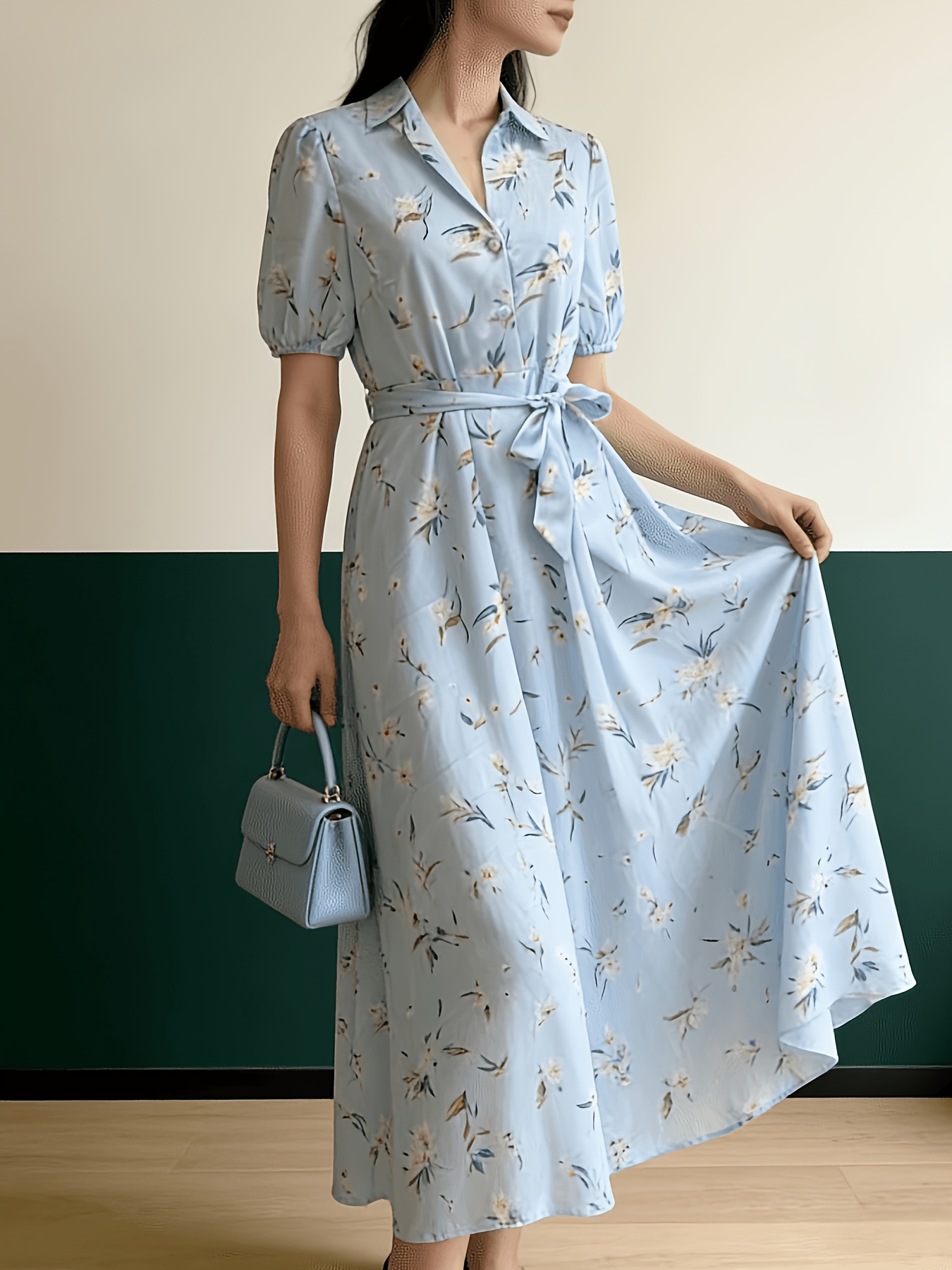 light blue bridesmaid dresses with sleeves sold on Temu Mexico