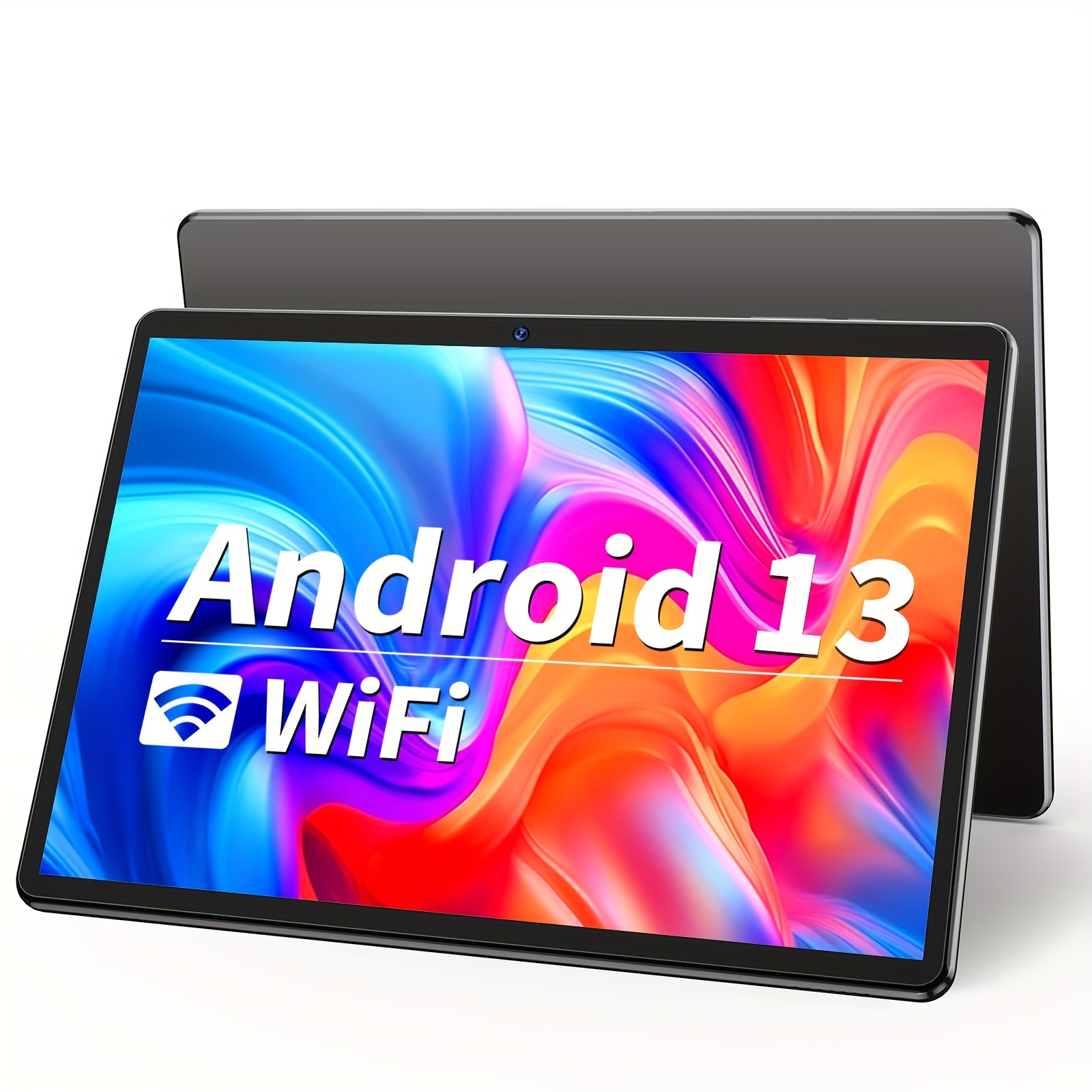 

[modern ] Relndoo 10.1" 13 Tablet - Sleek With Vibrant , 3gb , 64gb Rom, 512gb Storage, Dual Camera, Wifi & Type-c Charging, 1280x800 Ips Screen, Gaming Tablet|modern Tablet Design| Plastic Body