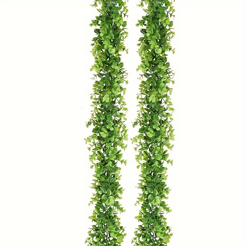 Image of Set Of 4 Artificial Eucalyptus Garlands, Decorative Greenery For Weddings, Farmhouse, And Boho Themes, Suitable For Indoor And Outdoor Use, Uv Resistant