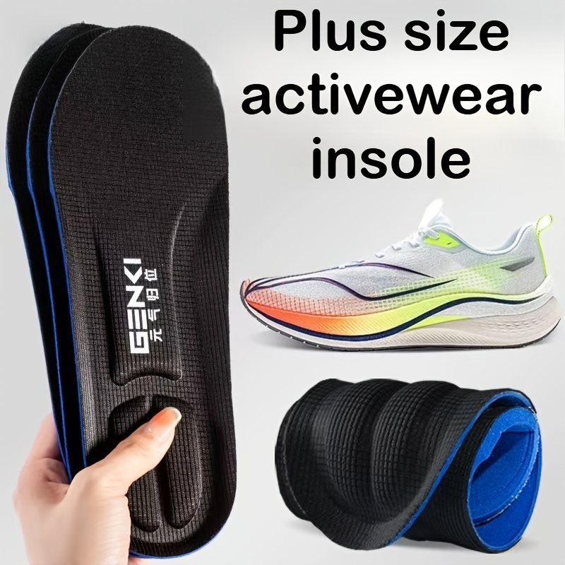Plantillas para zapatos extragrandes, extendidas, de talla grande, de gran tamaño 47 48 49 50 52 para peso pesado, almohadillas para el antepié para hombres y mujeres, plantillas para zapatillas de deporte con soporte para el arco, que aumentan la altura, de alta elasticidad, suaves, agradables para