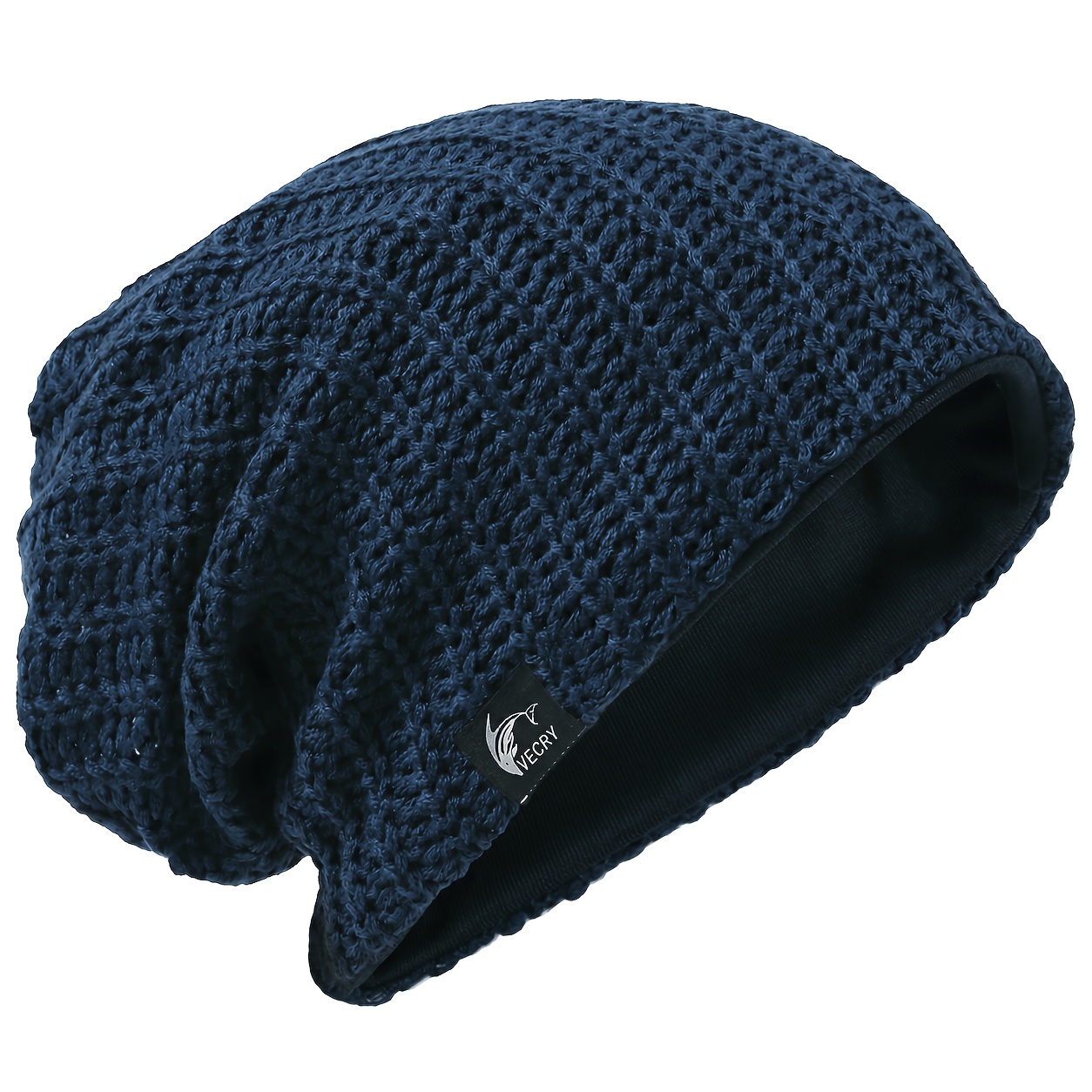 mens slouchy beanie knit skull cap long baggy hip hop - Temu display picture 1