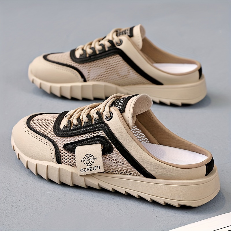 womens breathable toe slip on slippers comfortable shoes details 0