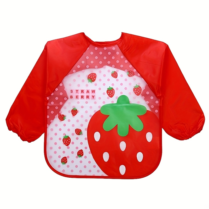 Eva Coverall Baby Painting Suit Long Sleeve Reversible Outfit Eating Clothes Baby Bib