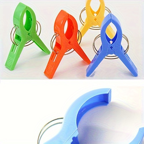 1 комплект ярких пластиковых прищепок, большие ветронепроницаемые зажимы для простыней, вешалки для полотенец, зажимы для сушки одеял, многофункциональные зажимы для белья, детали 3