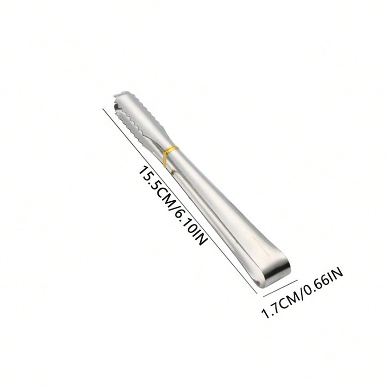 TEMU 1 pinza per in acciaio inossidabile con ergonomico, adatta per pinze da zucchero, pinze da pizzo, pinze per caff癡 freddo, pinze per alimenti per