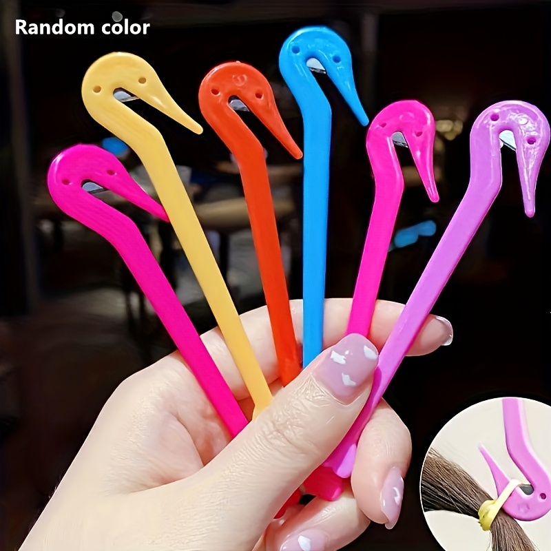 

2pcs/4pcs Disposable Rubber Band Cutter, Portable Hair Tie Cutter, Hair Tie Removal Tool Without Damaging Hair (random Color)